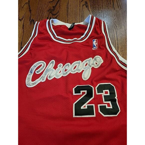 Nike Michael Jordan Chicago Bulls Jersey Mens Size 3XL XXXL NBA Basketball 1984 - Picture 3 of 11